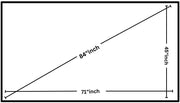 ELCOR, ezCinema Acoustically Transparent Fix frame screen 84-inch Diagonal In 16:10 Ratio, UHD/3D/4K Technology ELITE SCREEN